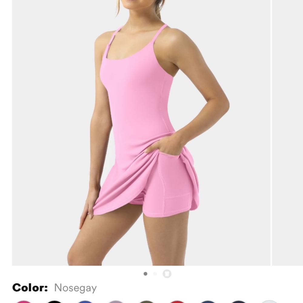 Halara “Softlyzero™ Plush Backless Active Dress”